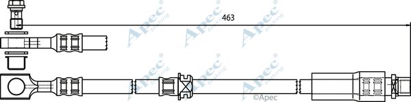 APEC BRAKING Тормозной шланг HOS3749